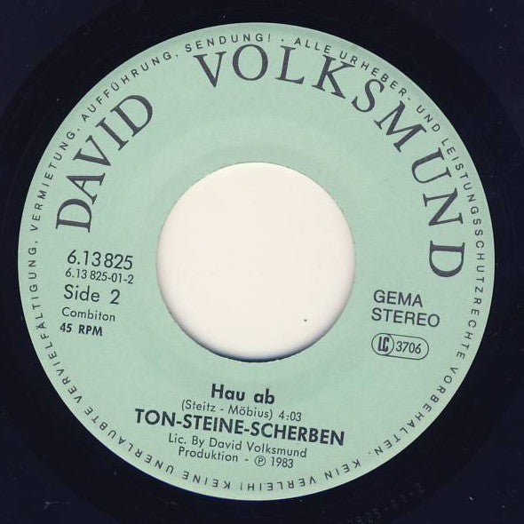 Ton Steine Scherben : Lass Uns'n Wunder Sein / Hau Ab (7", Single)