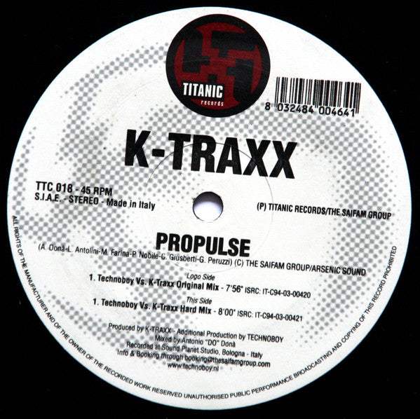 K-Traxx : Propulse (12")