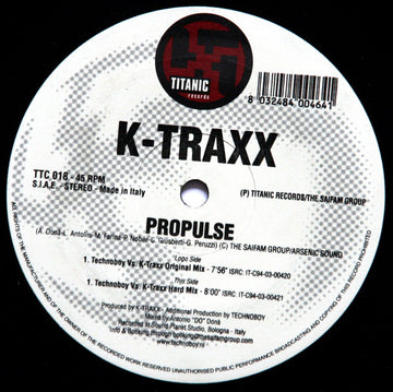 K-Traxx : Propulse (12")