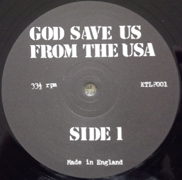 Various : God Save Us From The USA (LP, Comp)
