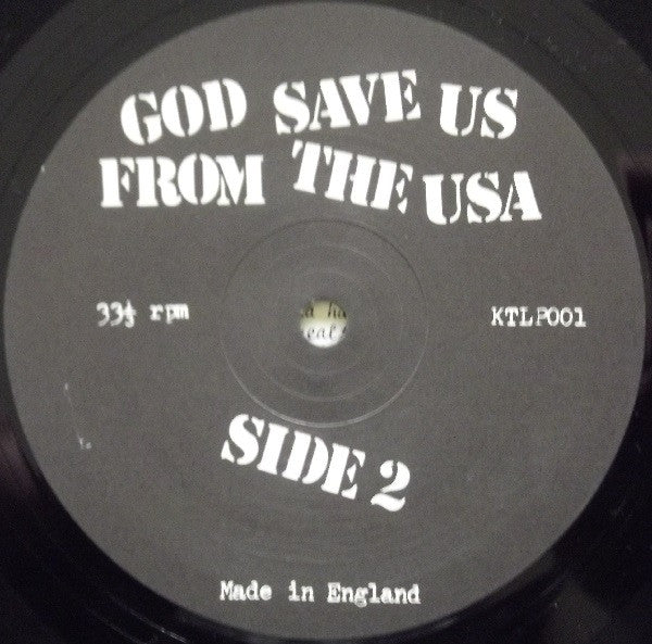 Various : God Save Us From The USA (LP, Comp)