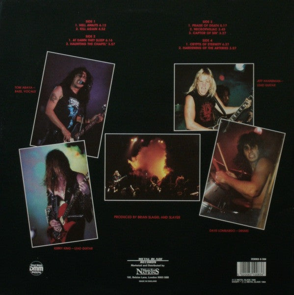 Slayer : Hell Awaits (2x12", Album, RE)