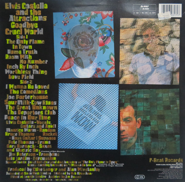 Elvis Costello And The Attractions* : Goodbye Cruel World (LP, Album)