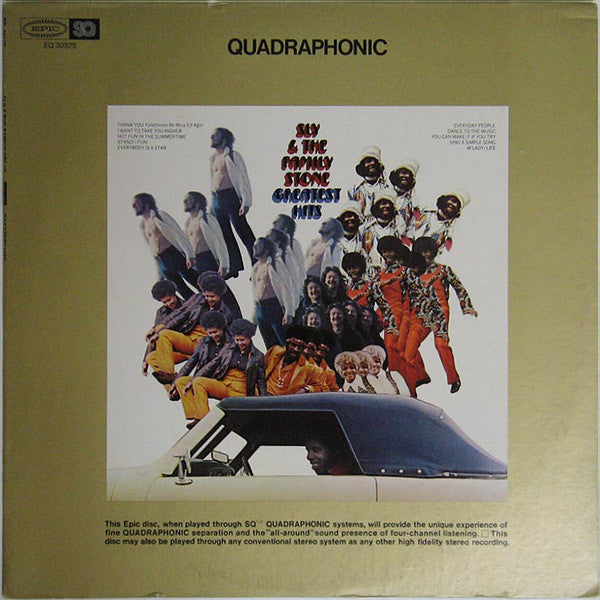 Sly & The Family Stone : Greatest Hits (LP, Comp, Quad, RE, Pit)