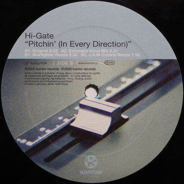 Hi-Gate : Pitchin' (In Every Direction) (12")
