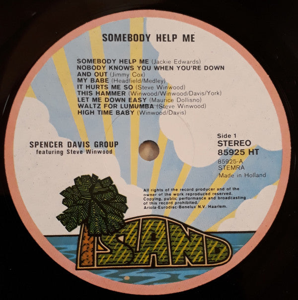 The Spencer Davis Group Featuring Steve Winwood : Somebody Help Me (LP, Comp)