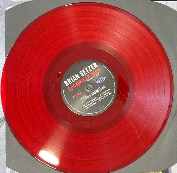 Brian Setzer : Rockabilly Riot! Volume One - A Tribute To Sun Records (2xLP, Album, RE, Red)