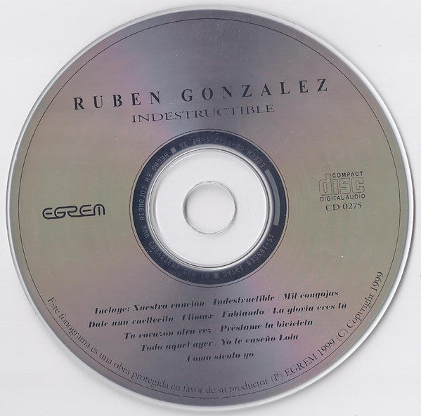 Rubén González : Indestructible (CD, Album)