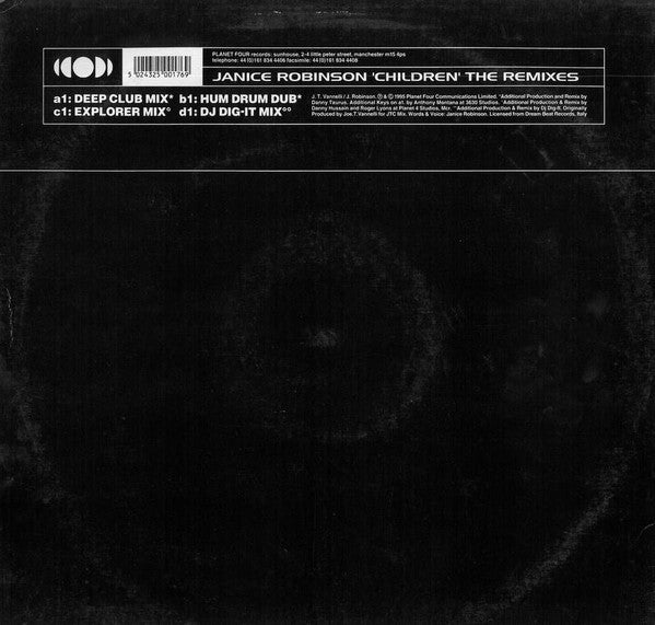 Janice Robinson : Children (The Remixes) (2x12")