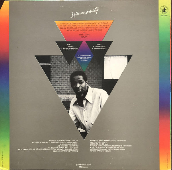 Muhal Richard Abrams : Spihumonesty (LP, Album)