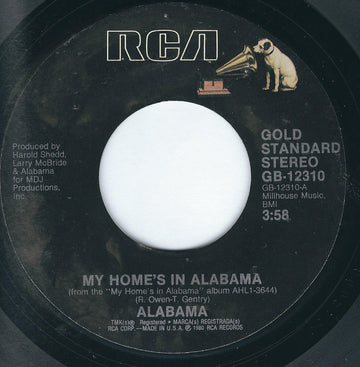 Alabama : My Home's In Alabama (7", Styrene)