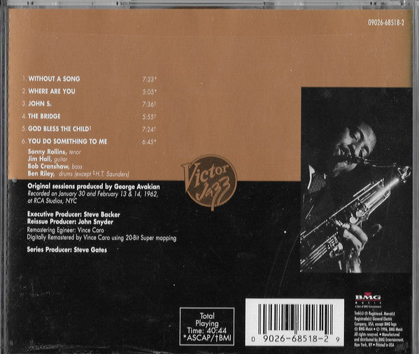 Sonny Rollins : The Bridge (CD, Album, RE, RM)
