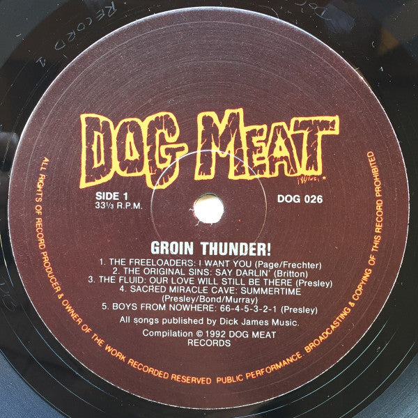 Various : Groin Thunder! (2xLP, Comp)