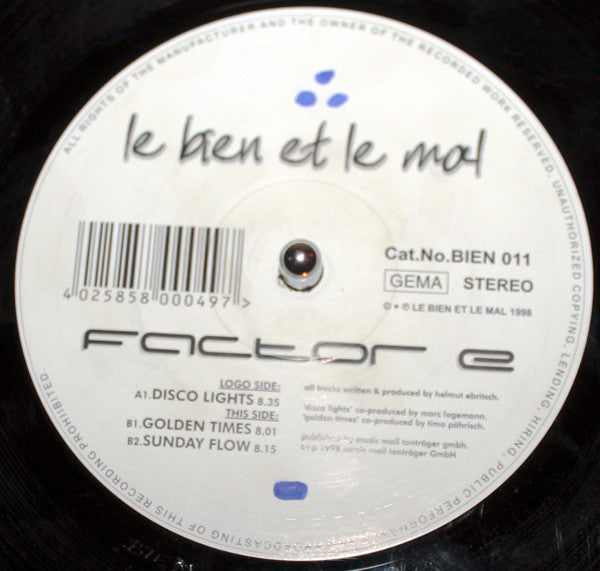 Factor E (3) : Disco Lights (12")