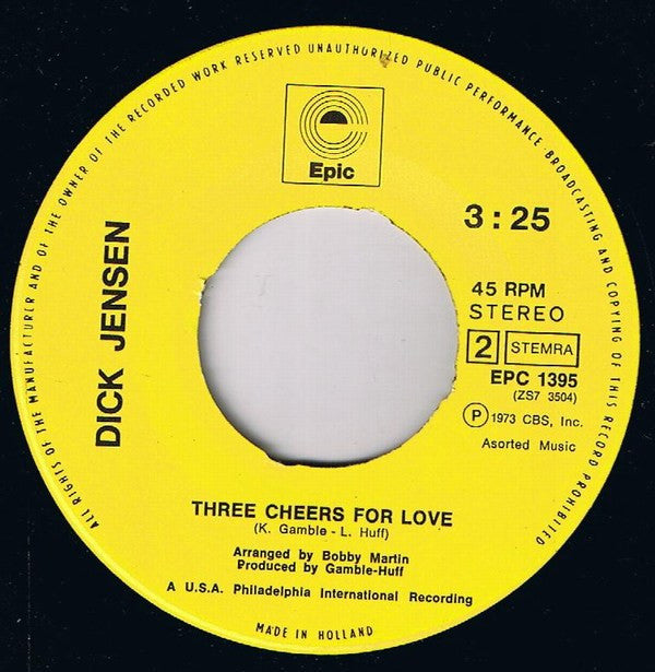 Dick Jensen : Going Up On The Mountain (7", Single)