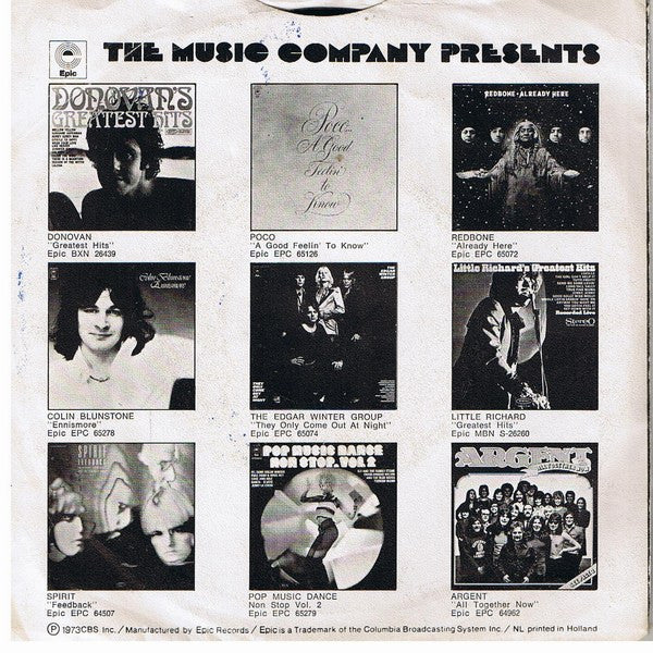 Dick Jensen : Going Up On The Mountain (7", Single)