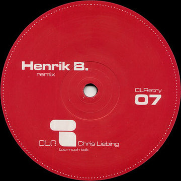 Chris Liebing : Too Much Talk / Weather E.P. (Remixes) (12")