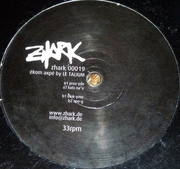 Le Talium : Ékom Axpé (12")