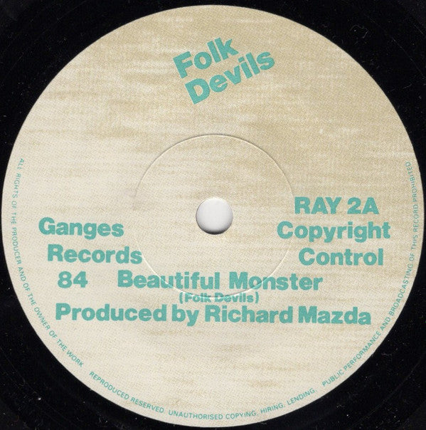 Folk Devils : Beautiful Monster (7", Single)