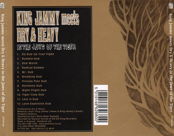King Jammy Meets Dry & Heavy : In The Jaws Of The Tiger (CD, Album)