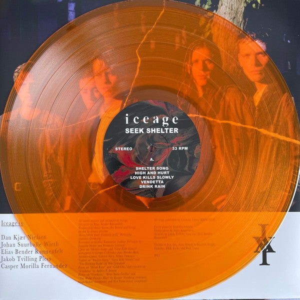 Iceage : Seek Shelter (LP, Album, Ltd, Ora)
