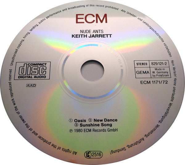 Keith Jarrett : Nude Ants (Live At The Village Vanguard) (2xCD, Album, RE)