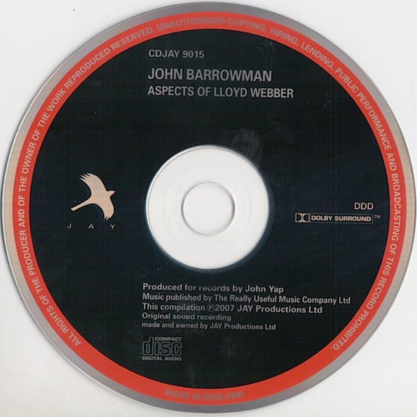 John Barrowman : Aspects Of Lloyd Webber (CD, Album, RE)