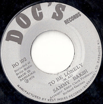 Sammy Baksh : Look Out For Judy (7", Single)