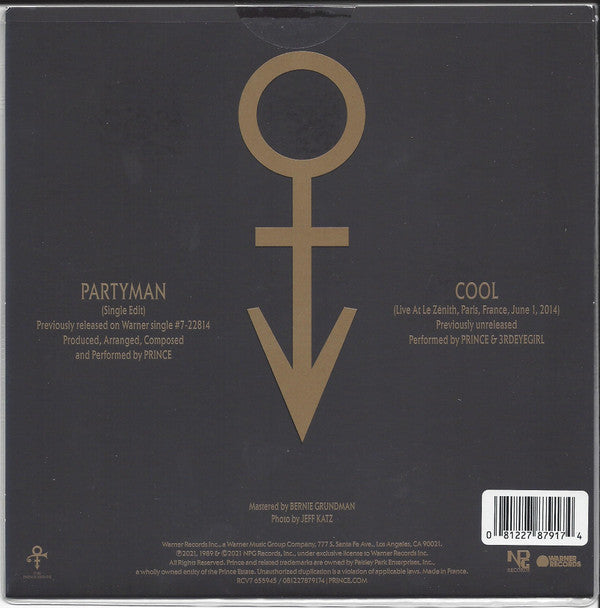 Prince : Partyman (7", Ltd, Pur)