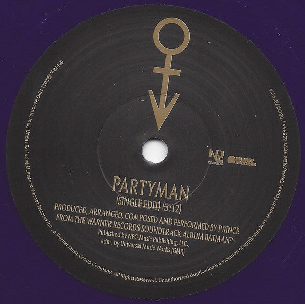 Prince : Partyman (7", Ltd, Pur)