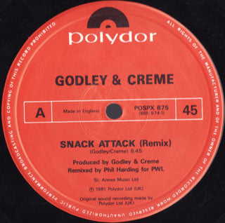 Godley & Creme : Snack Attack (12")