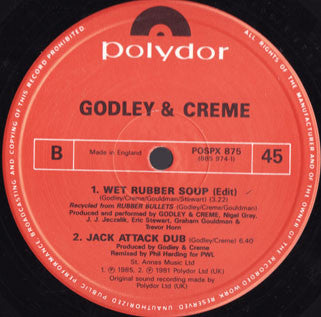Godley & Creme : Snack Attack (12")