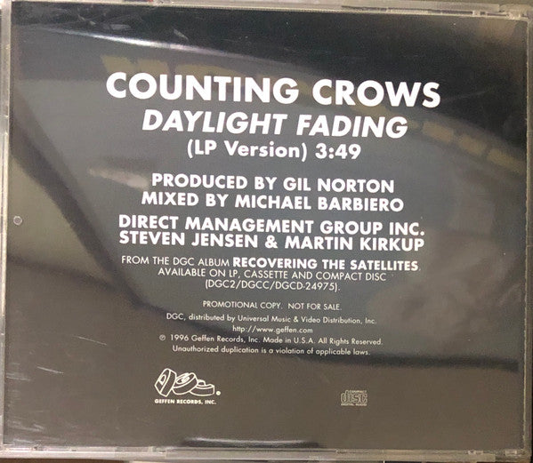 Counting Crows : Daylight Fading (CD, Single, Promo)