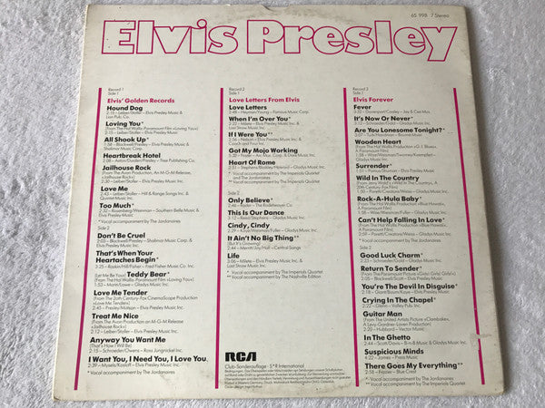 Elvis Presley : Mein Star - Elvis Presley (3xLP, Comp, Club)