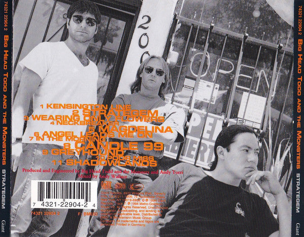 Big Head Todd And The Monsters : Strategem (CD, Album)