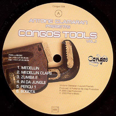 Antoine Clamaran : Congos Tools Vol. 1 (LP, Comp)