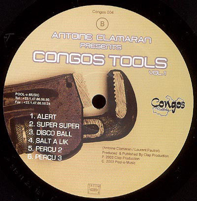 Antoine Clamaran : Congos Tools Vol. 1 (LP, Comp)