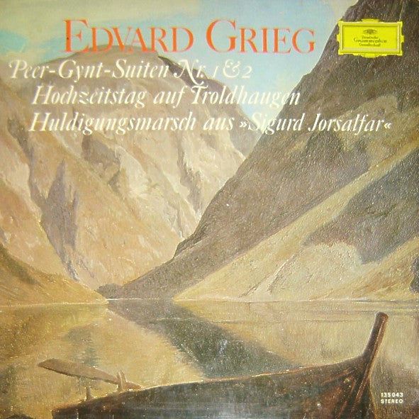 Edvard Grieg - Richard Kraus / Bamberger Symphoniker : Peer-Gynt-Suite Nr. 1 Op. 46 / Hochzeitstag Auf Troldhaugen Op. 65 Nr. 6 / Peer-Gynt-Suite Nr. 2 Op. 55 / Huldigungsmarsch Aus "Sigurd Jorsalfar" (LP)