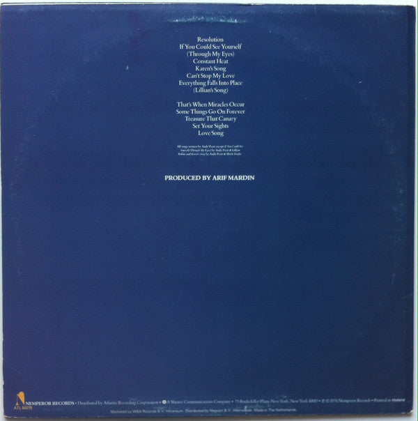 Andy Pratt : Resolution (LP, Album)