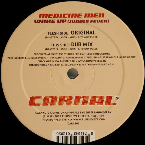 Medicine Men : Wake Up (Jungle Fever) (12")