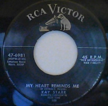 Kay Starr : My Heart Reminds Me (7", Roc)