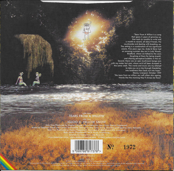 Ooberman : Tears From A Willow (7", Single, Ltd, Num)