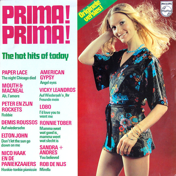 Various : Prima! Prima! (The Hot Hits Of Today) (LP, Comp)