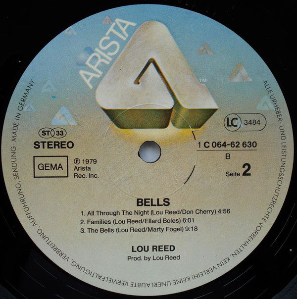 Lou Reed : The Bells (LP, Album)