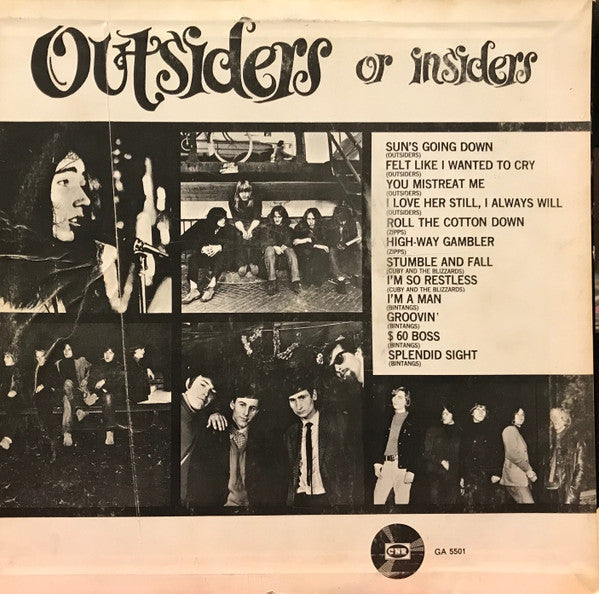 Various : Outsiders Or Insiders (LP, Comp, Mono)