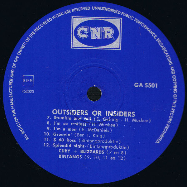 Various : Outsiders Or Insiders (LP, Comp, Mono)