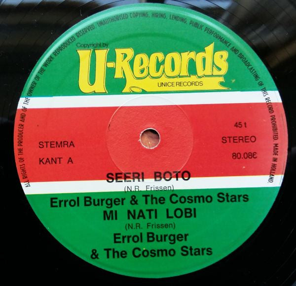 Cosmo Stars : Sma Sani (12", Maxi)