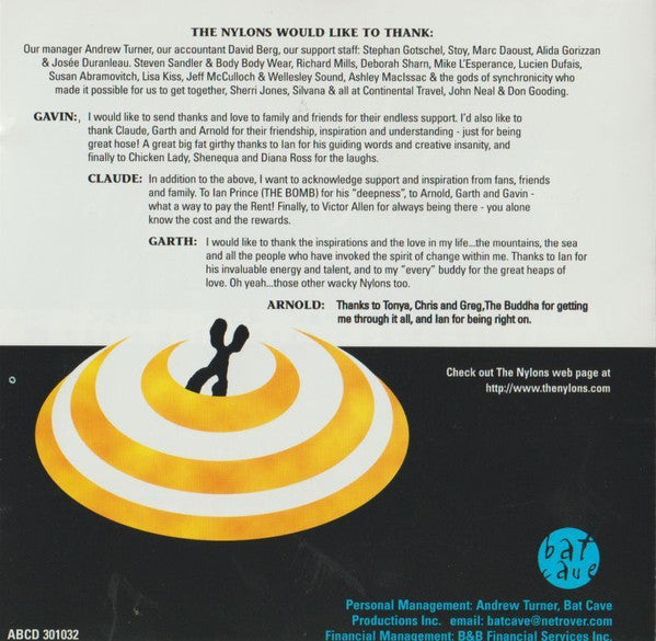 The Nylons : Fabric Of Life (CD, Album)