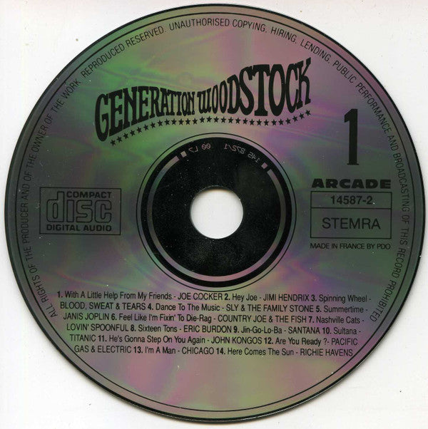 Various : Generation Woodstock (2xCD, Comp, Dou)