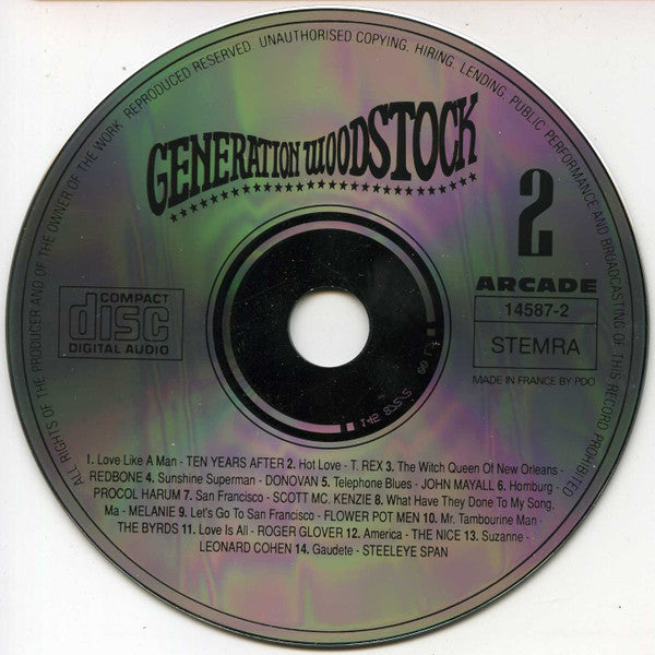 Various : Generation Woodstock (2xCD, Comp, Dou)